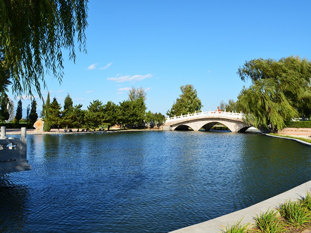 中华永久陵园水系