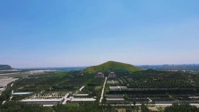 灵山宝塔陵园全景