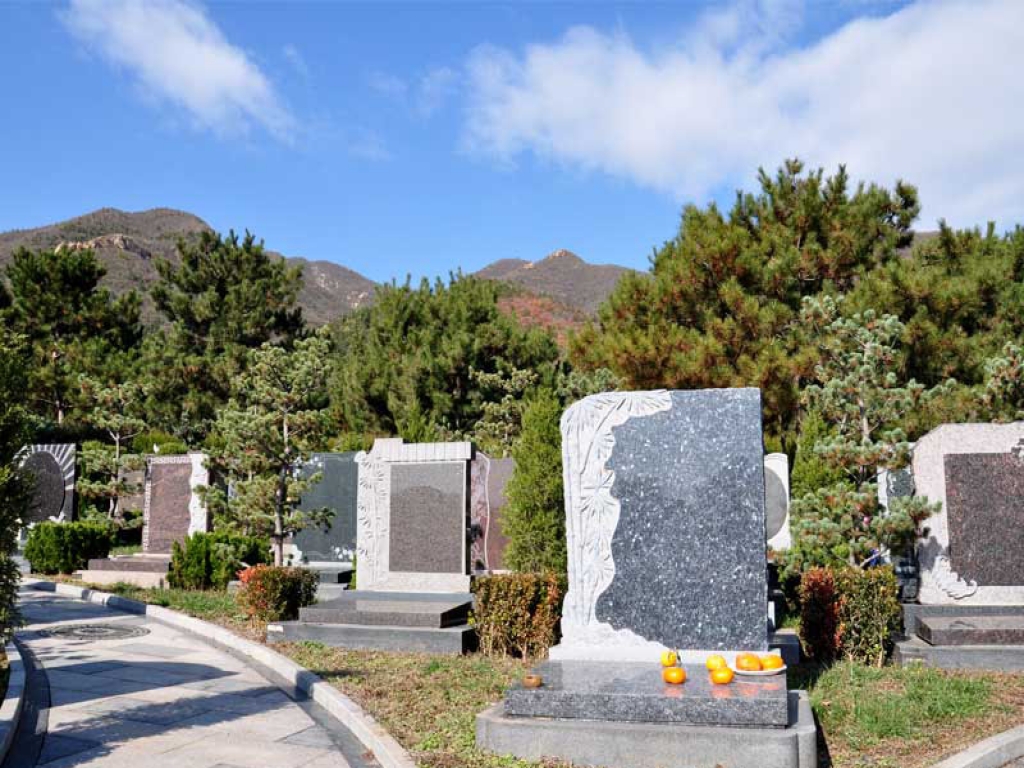 天寿陵园墓区景观