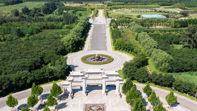 施孝生态陵园航拍实景