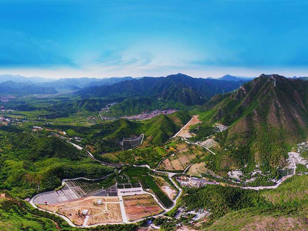 景仰园陵园航拍