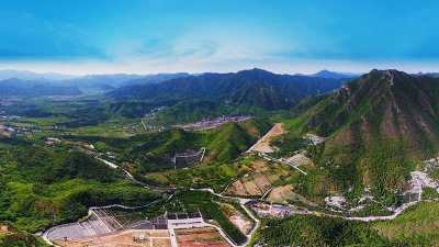 景仰园陵园航拍